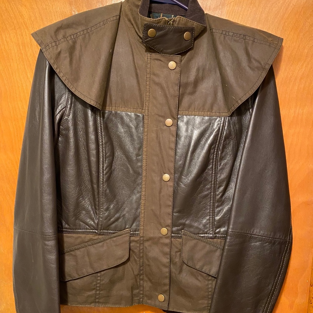 Barbour wax/leather jacket